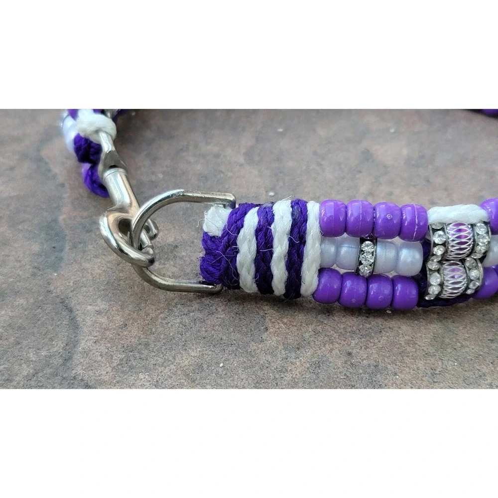 Custom Handmade Beaded Bling Dog Collar